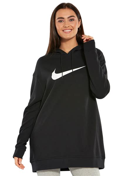 black nike hoofie|nike black hoodie women's.